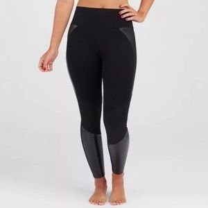 Assets by Spanx Moto Shaping Leggings Black